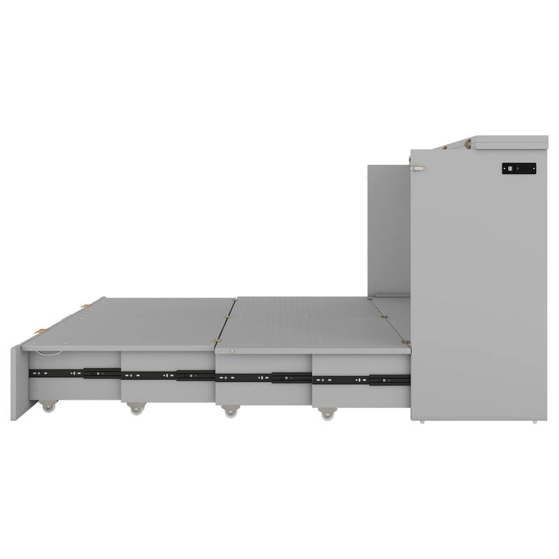 Merax Murphy Bed with drawer and a set of Sockets & USB Ports