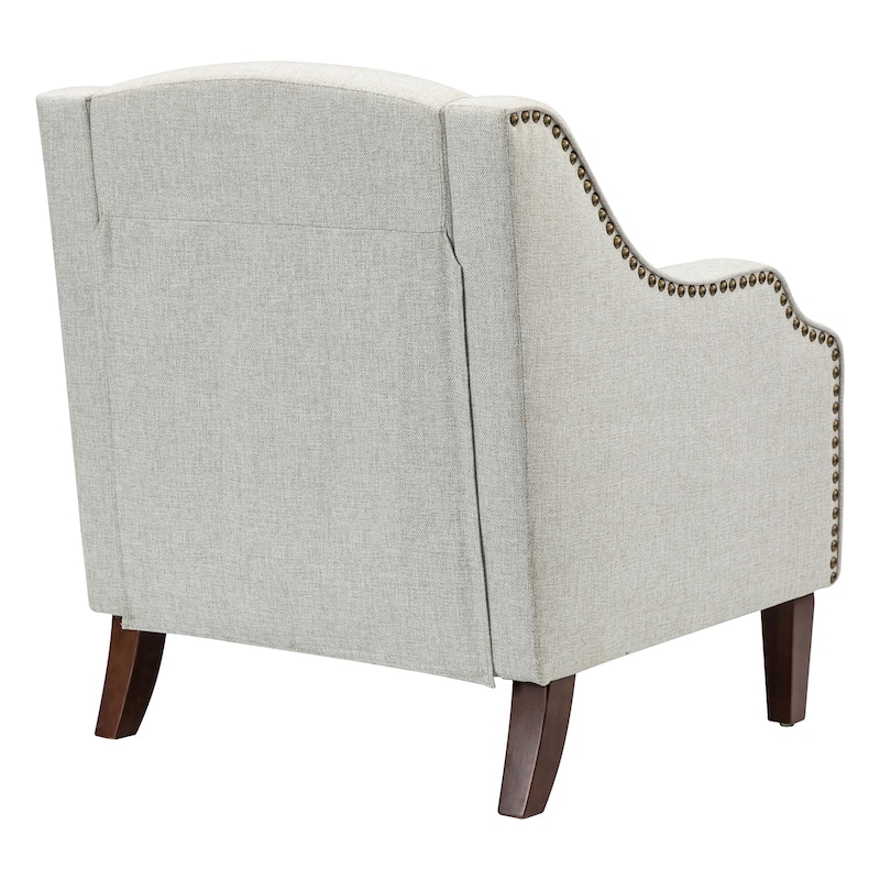 Lucretius Armchair with Nailhead Trim Set of 2 by HULALA HOME