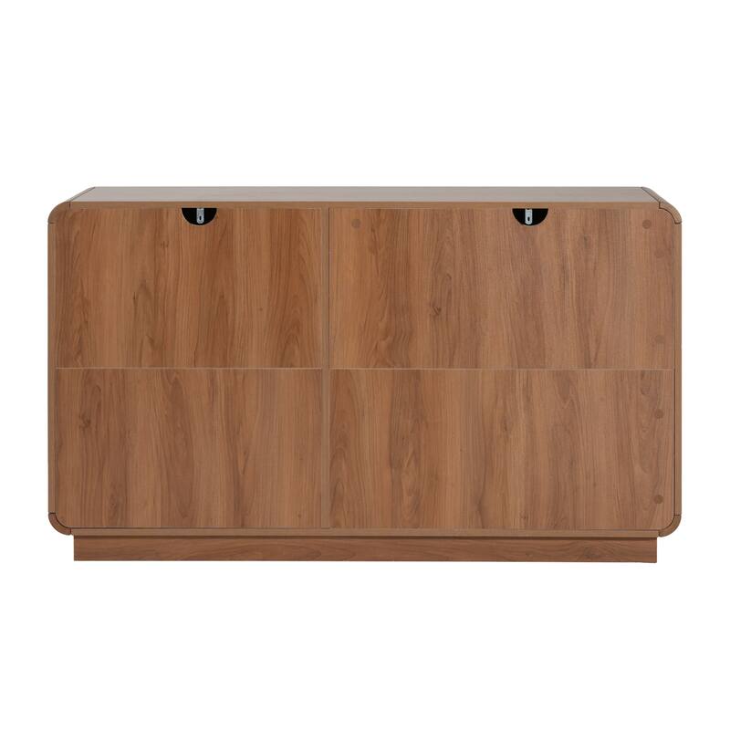 Christopher Knight Home - Modern Sideboard Buffet Cabinet with Soft-close Hinges & Deep Drawer Glides, Versatile Multi-Space Use