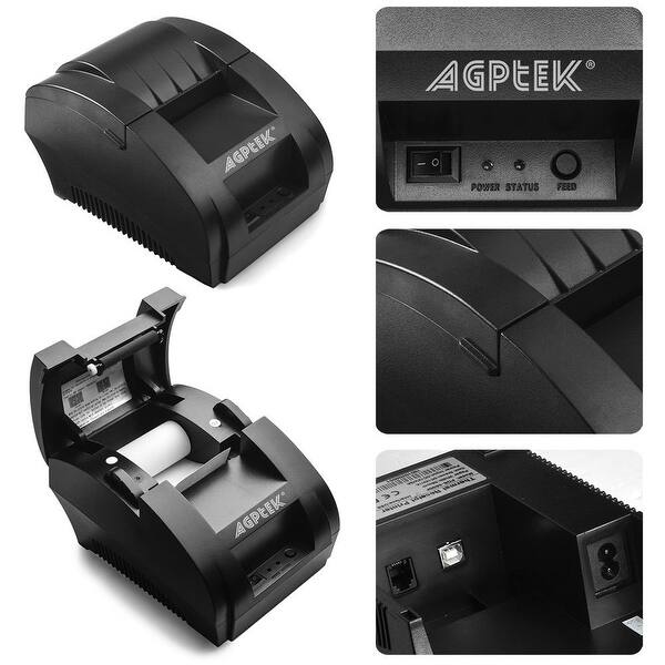 Shop Agptek Thermal Printer High Speed Usb Port Pos Thermal