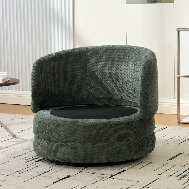 30"W Modern Upholstered Armchair,Accent Chair with a Pillow
