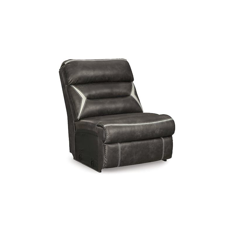 Signature Design by Ashley Kincord Brown 5-Piece Power Reclining Sectional - 109"W x 125"D x 41"H