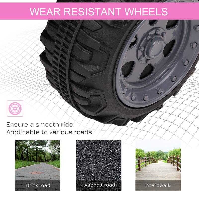 Battery-Powered Electric ATV for Kids, Easy-to-Use 6V Ride-On Quad with Songs