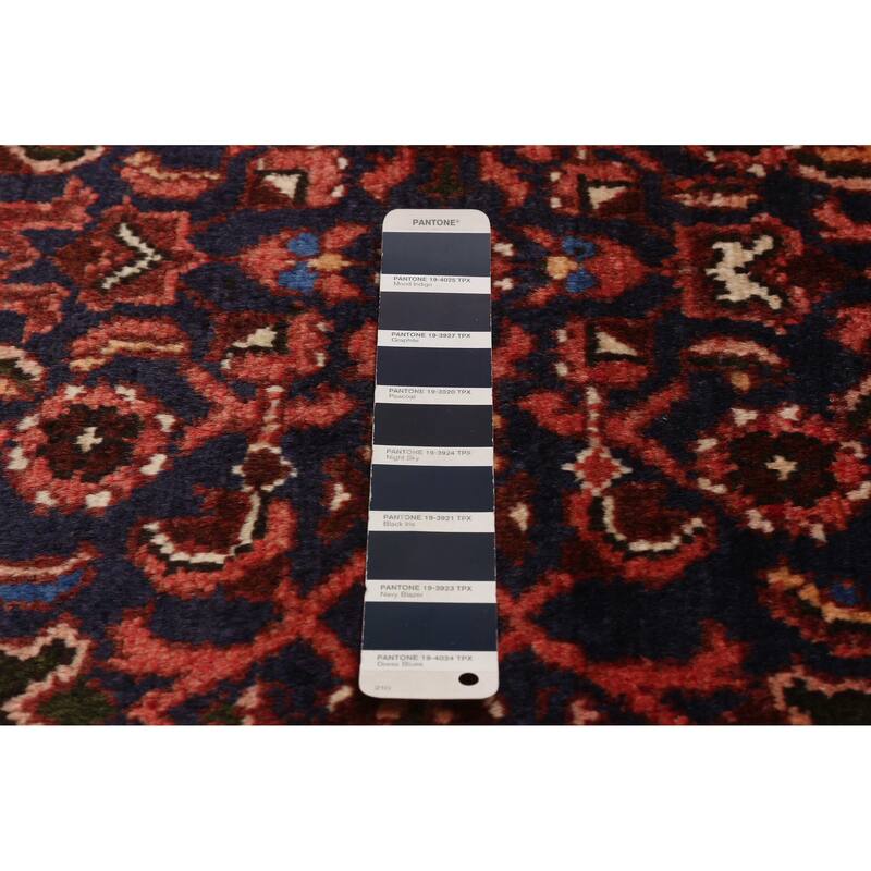 ECARPETGALLERY Hand-knotted Andelz Navy Wool Rug - 2'10 x 13'0