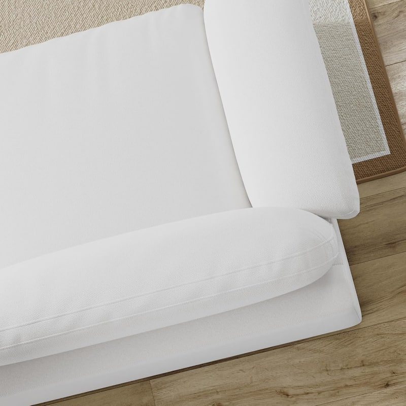 GDFStudio - Cloud Modular Chenille Sectional Sofa with Down-Filled Couch and Washable Covers & Storage