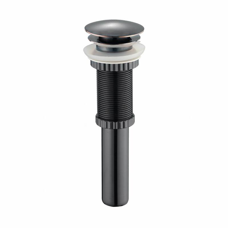 KRAUS Pop-Up Drain for Vessel Bathroom sink - Oil Rubbed Bronze - 8 5/8" H x 2 5/8" DIA (model PU-10)
