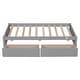 preview thumbnail 6 of 5, Twin Platform Bed with 2 Drawers, Solid Wood Frame, No Box Spring Need