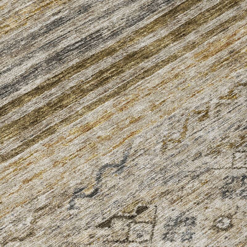 Machine Washable Indoor/ Outdoor Boho Moroccan Chantille Rug