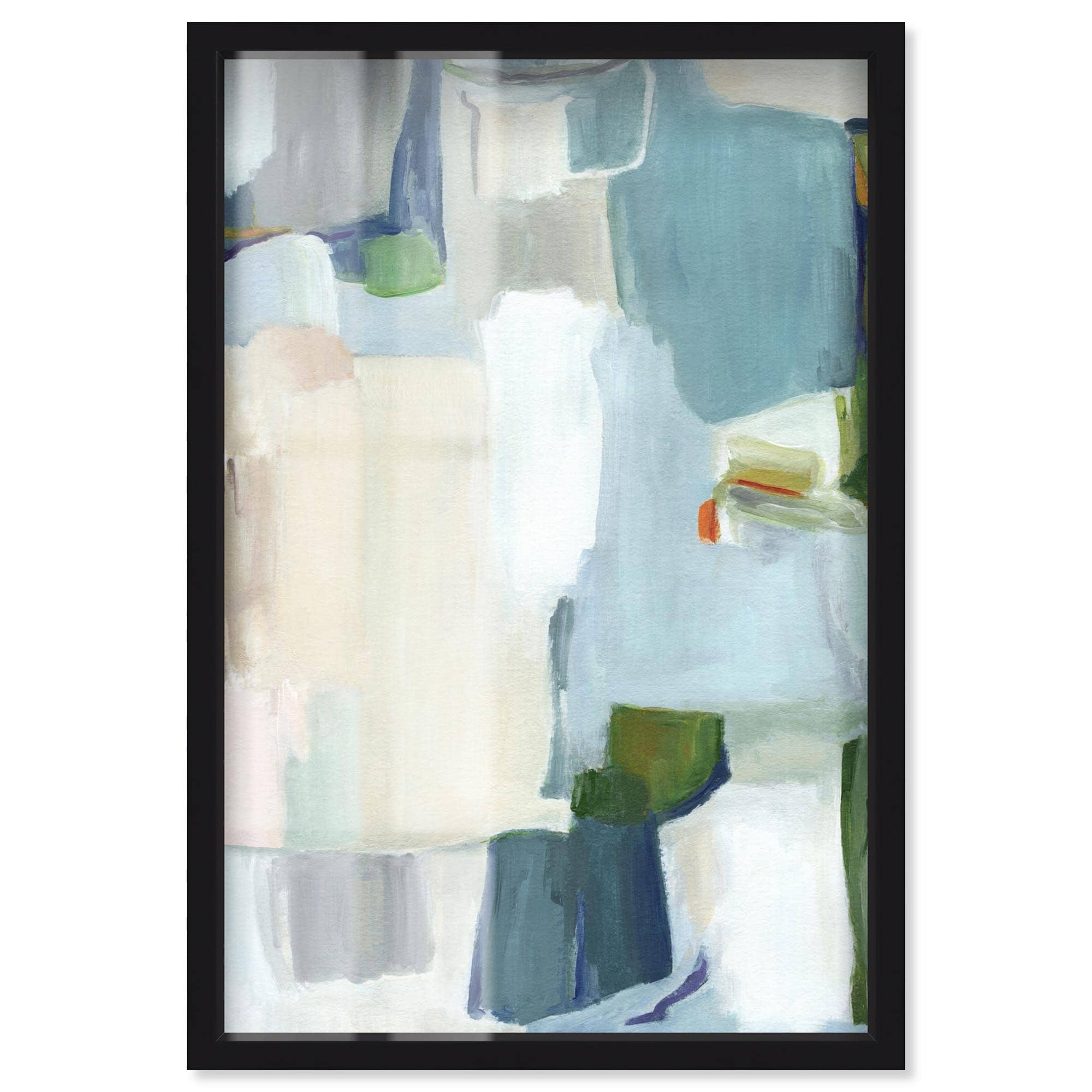 Neutral Flow II Wall Decor Shadowbox Print by Art Remedy