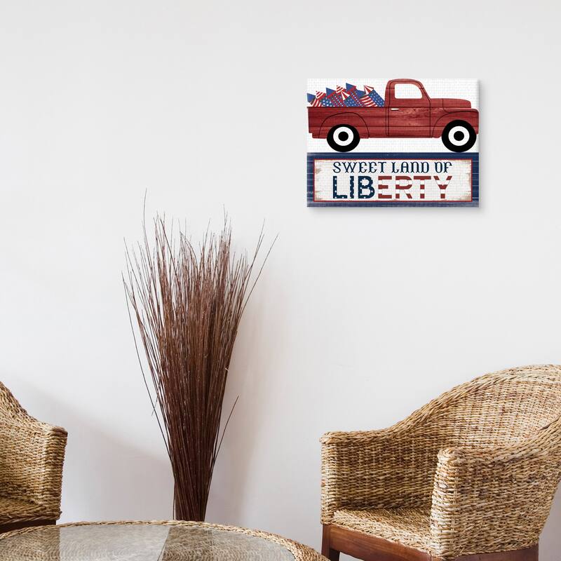 Sweet Land Of Liberty Canvas Art Print