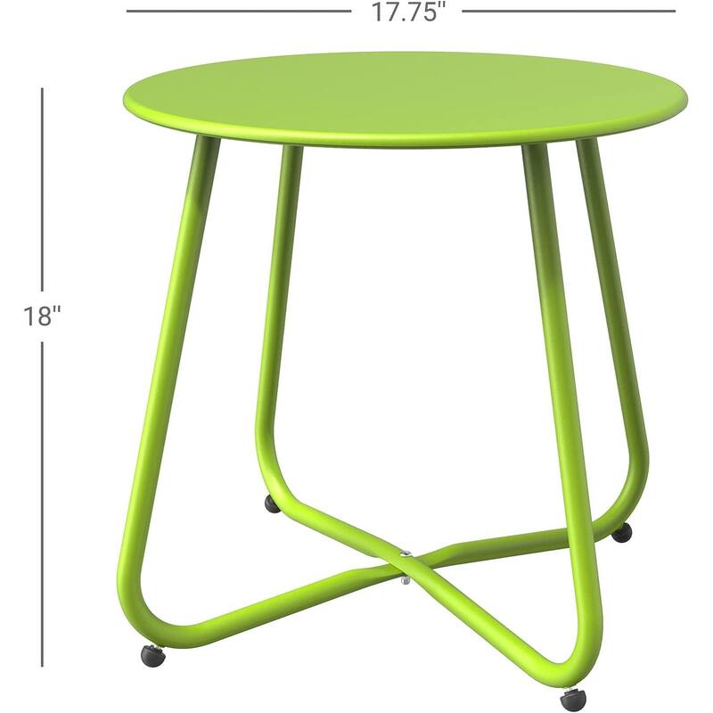 18" or 28" Round Outdoor Side Table End Table Coffee Table