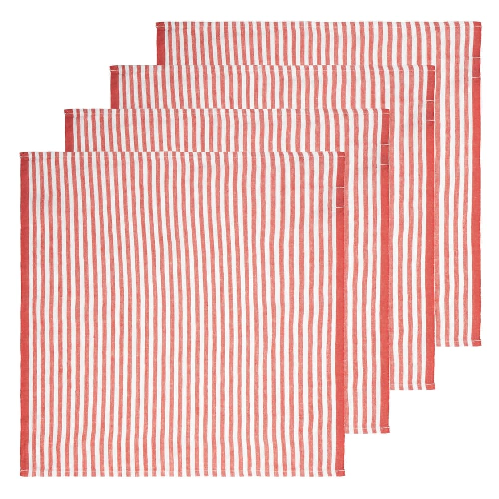 Caravan Ticking Stripe Napkins - Set of 4