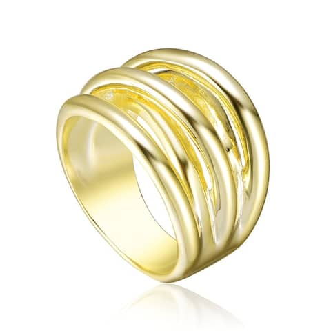 Collette Z Gold Plated Modern Ring