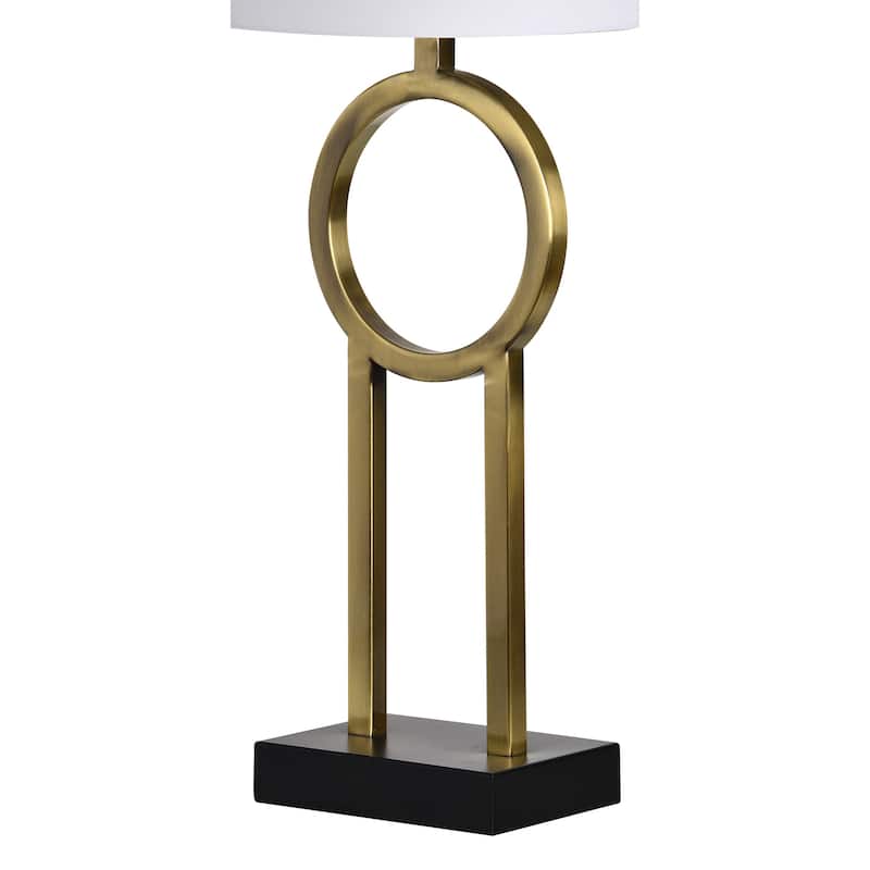Everren Burlington 28.5" Length Table Lamp, Brass