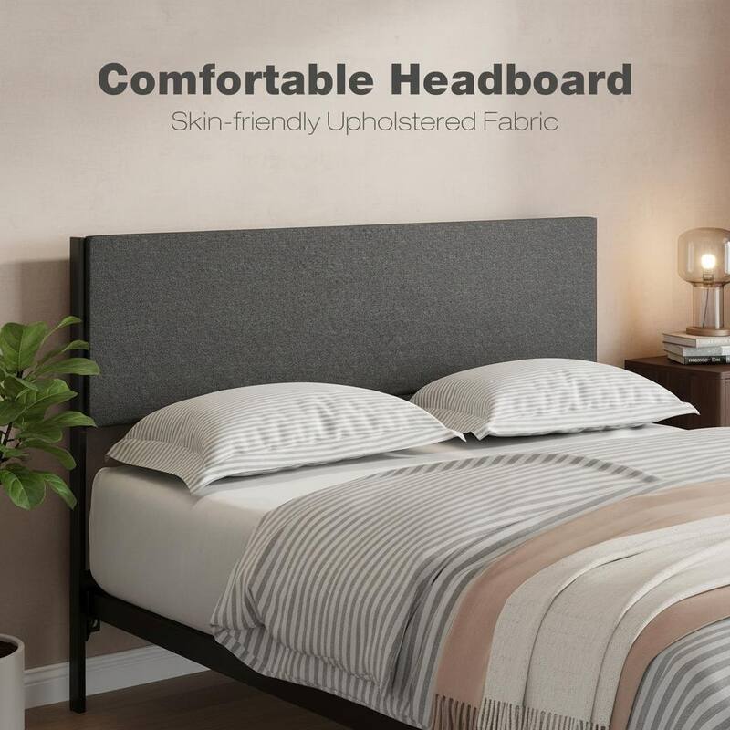 Bed Frame with Drawers and Headboard