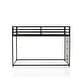 preview thumbnail 17 of 19, Furniture of America Jackson Modern Metal Twin over Twin Low Profile Bunk Bed with Reversible Ladder