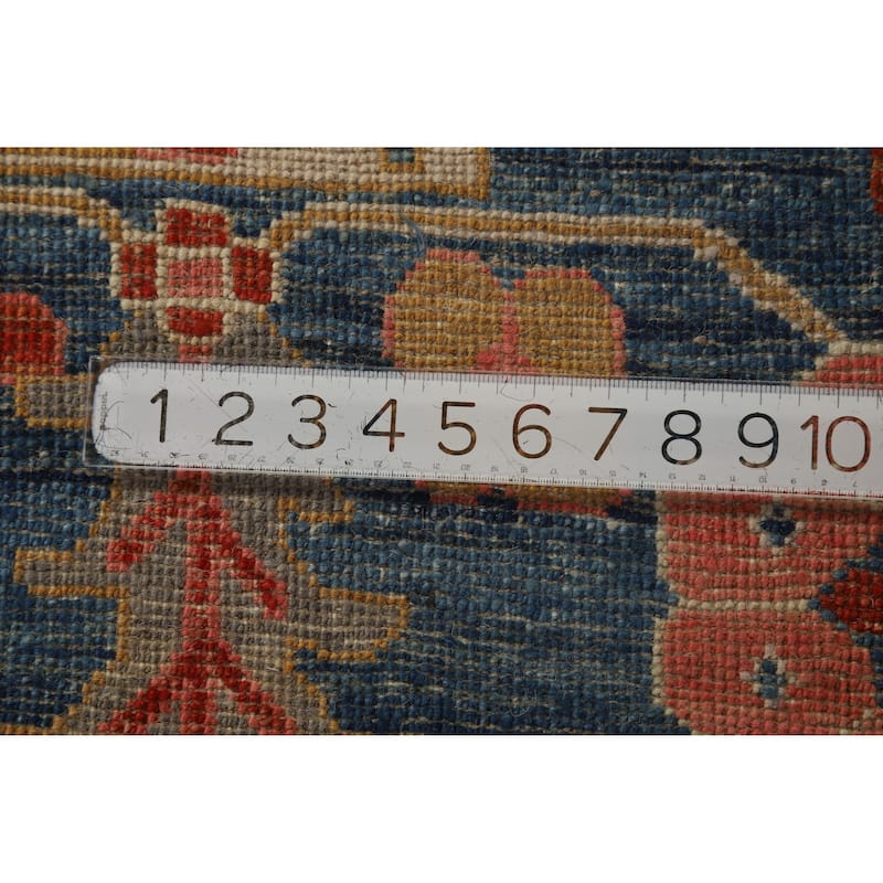 Hand Knotted Oriental 100% Wool Carpet Transitional All-Over Beige & Ivories Oushak Area Rug - 9' 9'' X 8' 1''