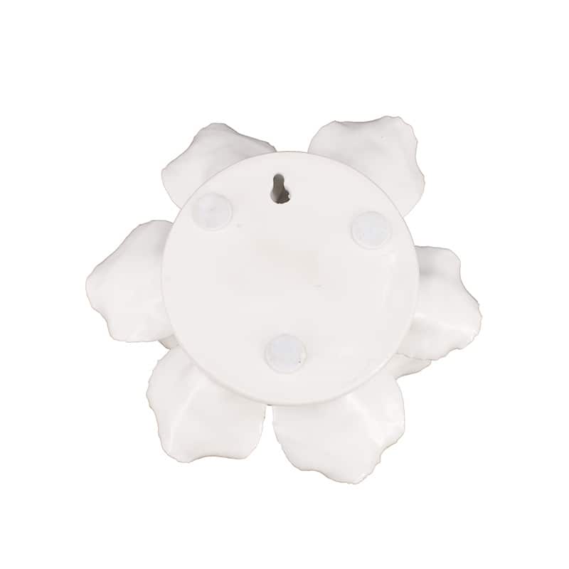 Modern Porcelain Flowers Sculpture Wall Decor Hanging Wall Decor, for Girls Room Hallway Farmhouse Home Decor