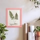 preview thumbnail 110 of 138, Nature Printed Ferns IX -Framed Print w/glass-Cherry Red