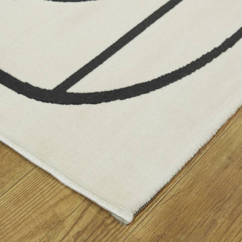 Mod-Tod Hockey Time Kids Area Rug