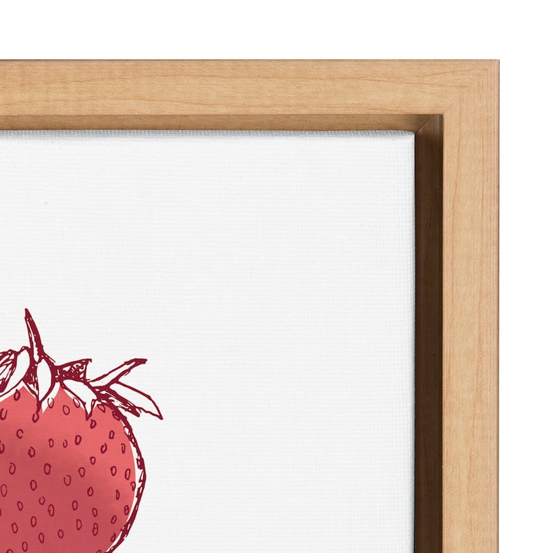 Kate and Laurel Sylvie Fields Print Framed Canvas by Statement Goods