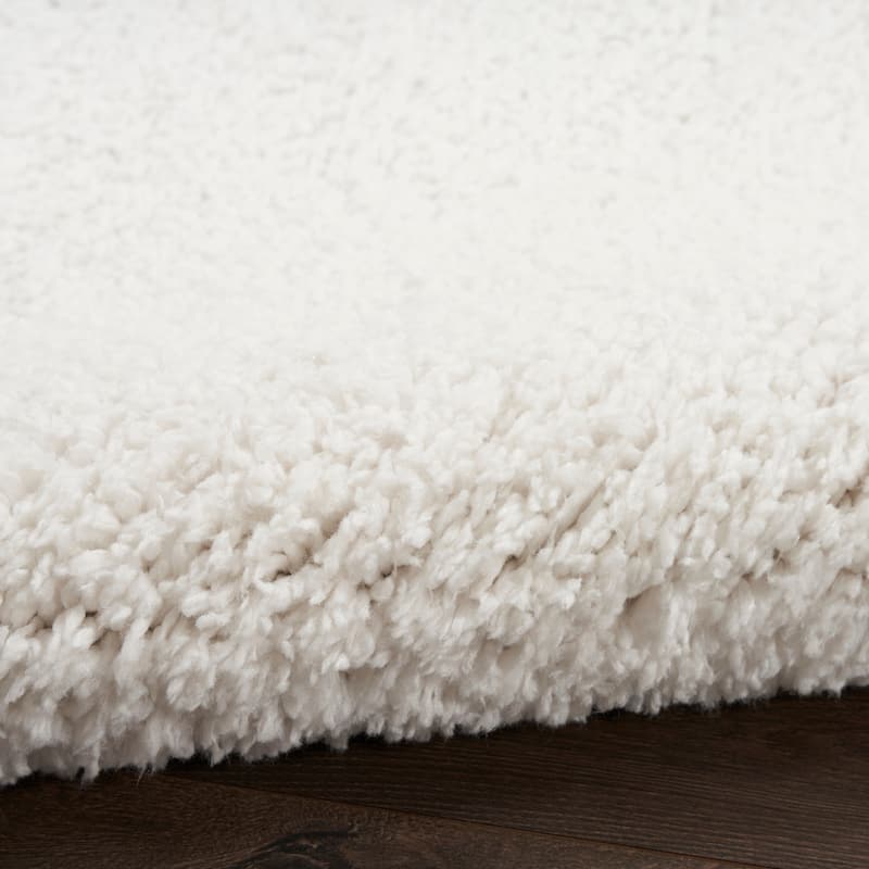 Nourison Modern Shag Indoor only Grey Solid Area Rug