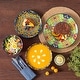 preview thumbnail 7 of 6, vancasso SIMI 16-piece Bohemian Porcelain Pattern Dinnerware Set
