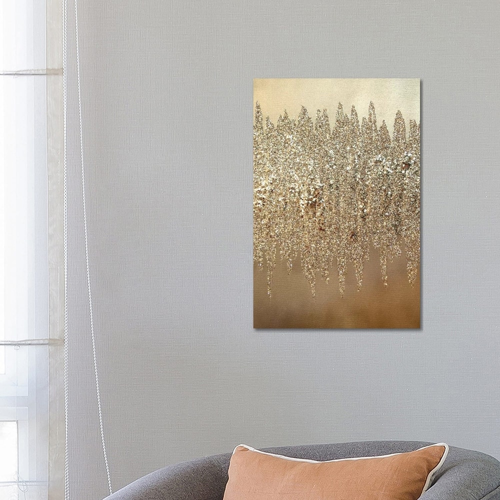 iCanvas "Silver Shimmer I" by Amber Lamoreaux Canvas Print