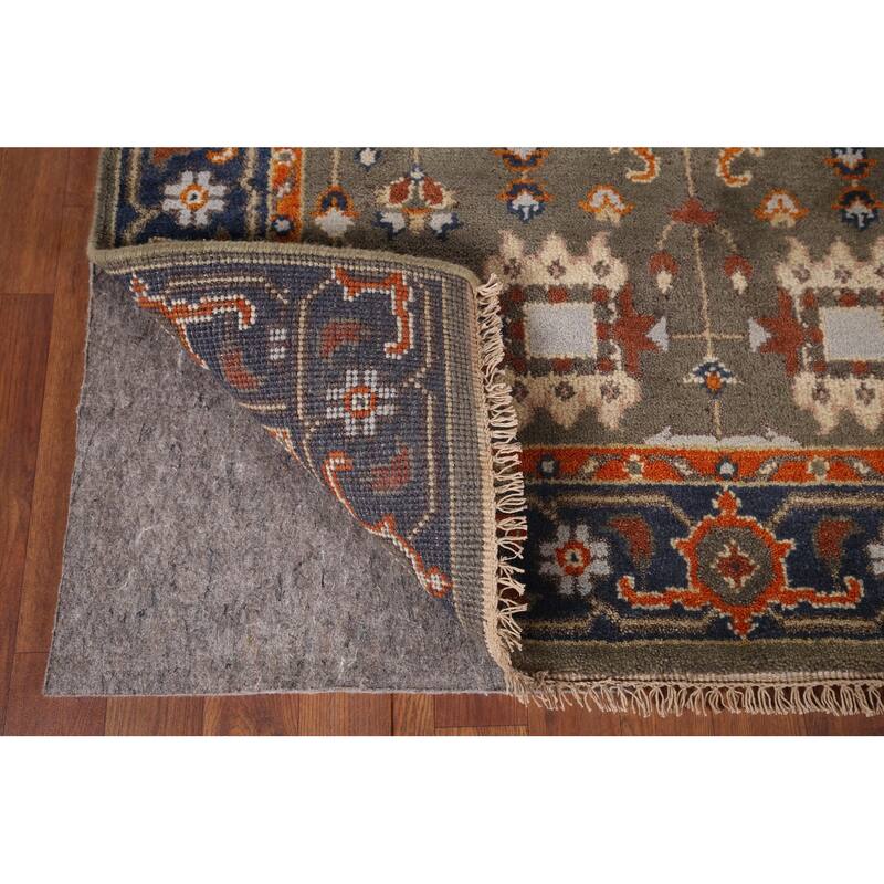 Oushak Oriental Area Rug Handmade Wool Carpet - 4'0"x 5'11"