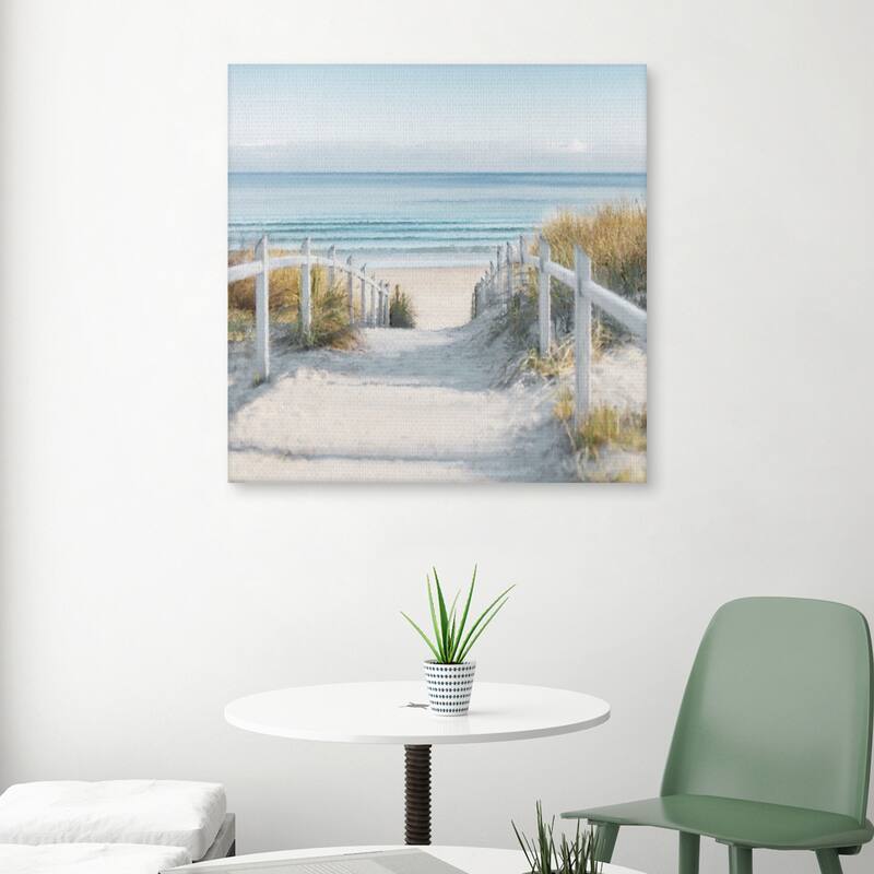 Coastal Retreat Meander by Mark Chandon Canvas Art Print by Mark Chandon Canvas Art Print