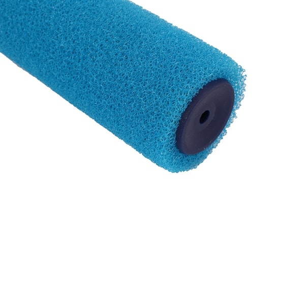 Shop Unique Bargains Home Wall 7 Art Painting Diy Tool Plastic Handle Sponge Paint Roller Blue Overstock 17622998