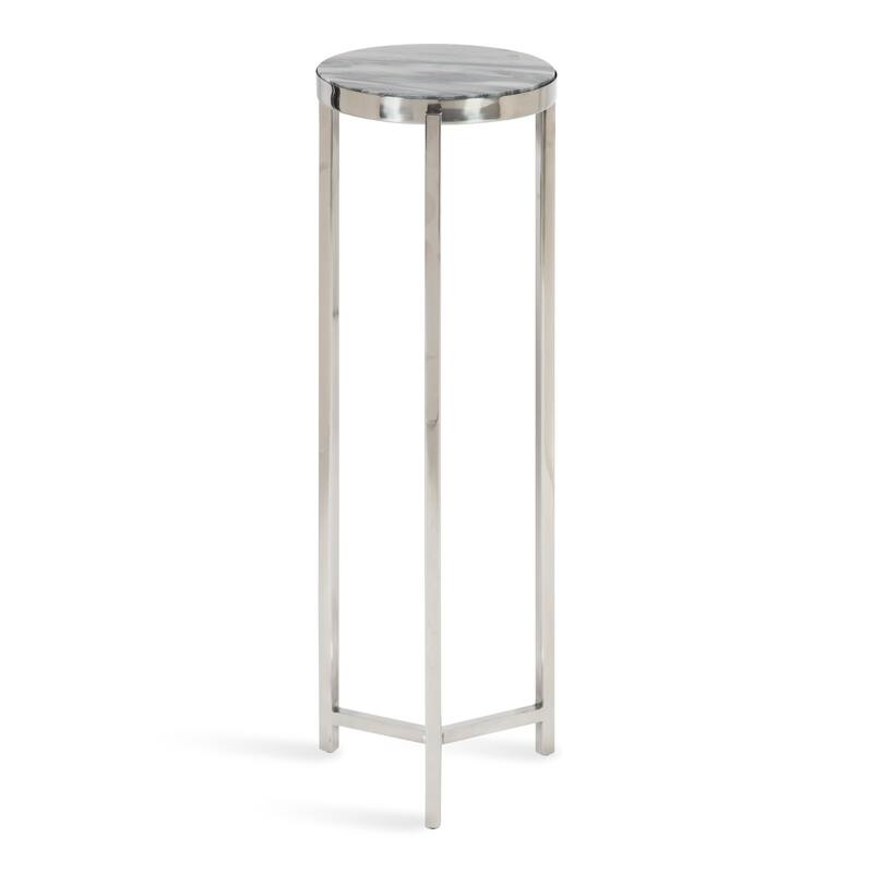 Kate and Laurel Aguilar Glam Drink Table - 9x9x23