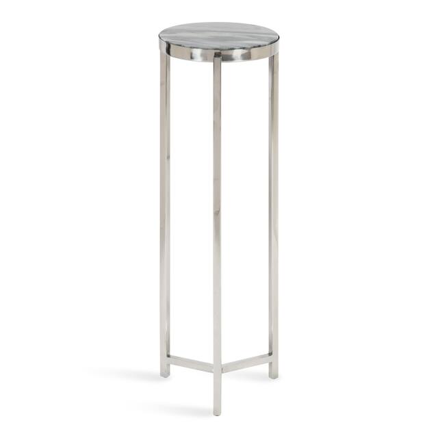 Kate and Laurel Aguilar Glam Drink Table - 8x8x23
