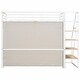 preview thumbnail 7 of 36, Metal Loft Bed with Wardrobe and Storage Shelves
