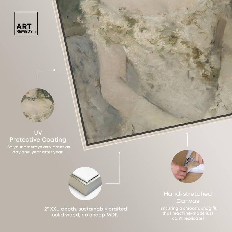 Young Girl in a Ball Gown Canvas by Art Remedy
