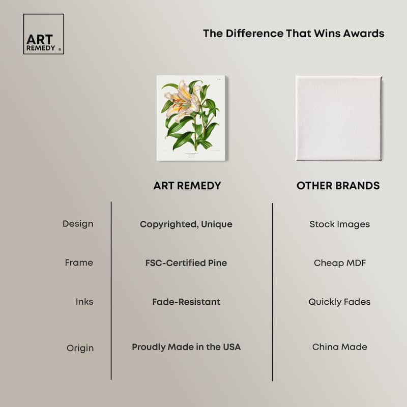 Lilium Speciosum Imperiale Canvas by Art Remedy, Gallery Wrapped