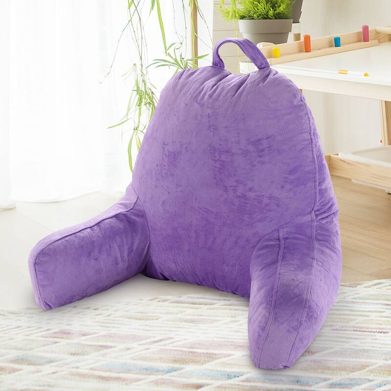 Cheer Collection Kids Size Reading and Backrest Pillow with Armrest