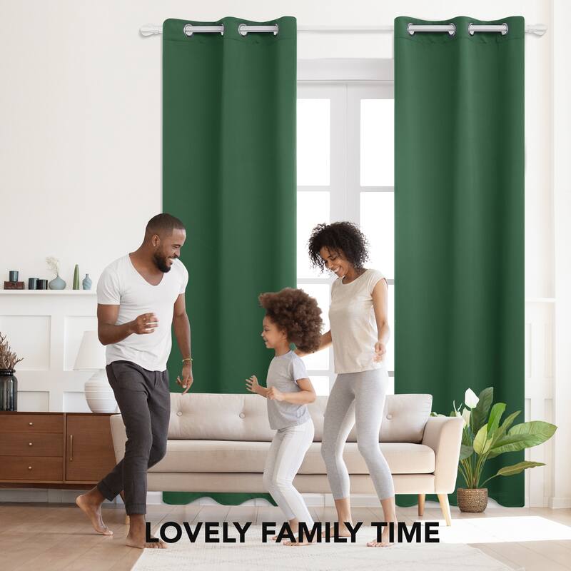Deconovo 108 120 Length Grommet Curtain (1 Panel)