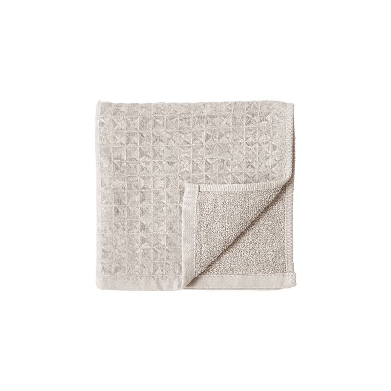 Uchino Waffle Twist Washcloth - Linen