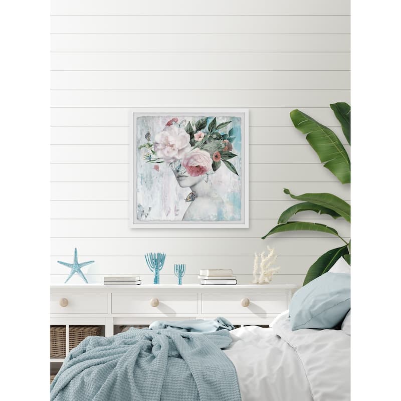 'Pastel Butterfly' Framed Painting Print