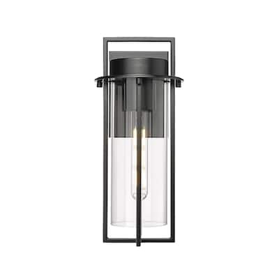 Millennium Lighting Russell 1 Light Outdoor Wall Sconce in Powder Coat Black