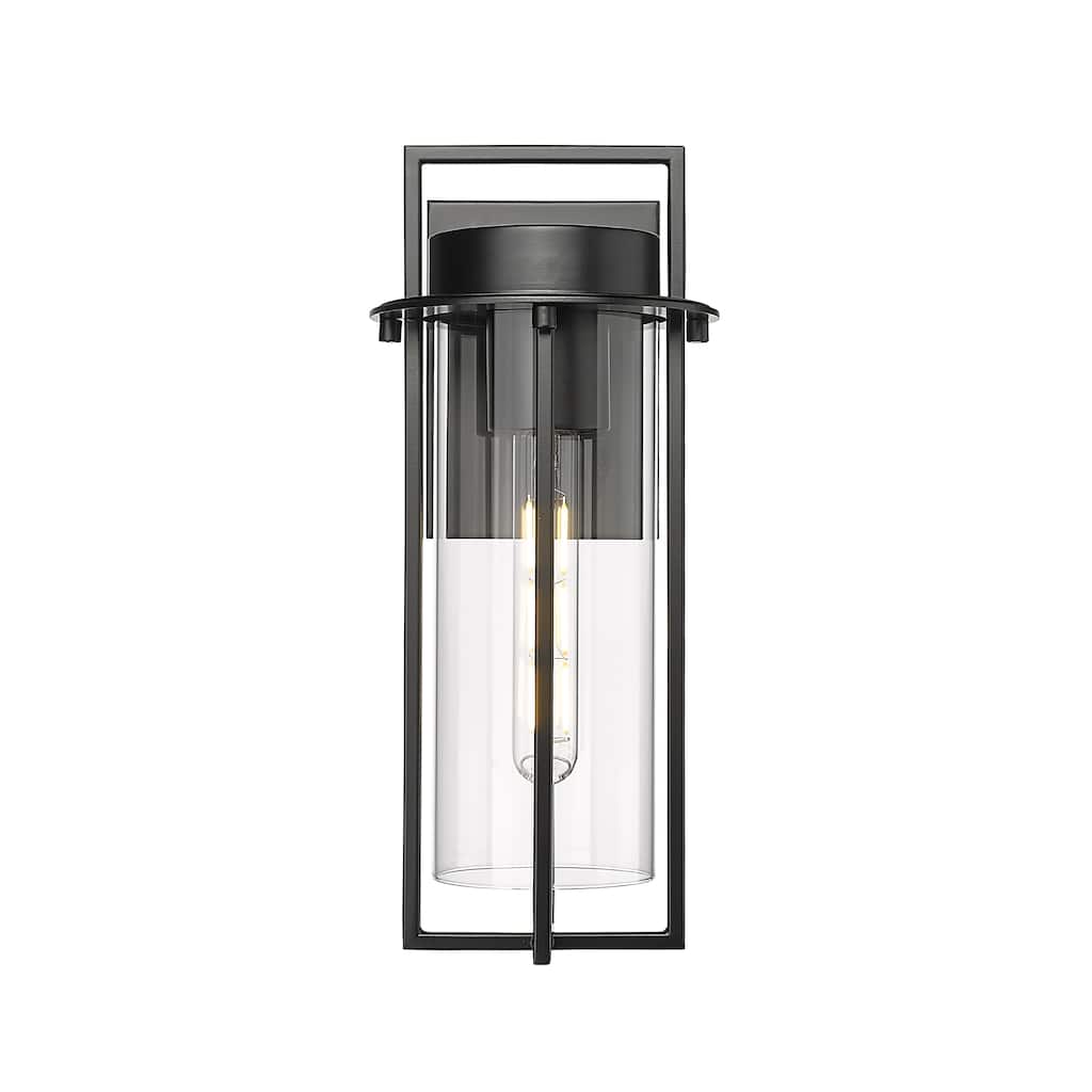 Millennium Lighting Russell 1 Light Outdoor Wall Sconce in Powder Coat Black
