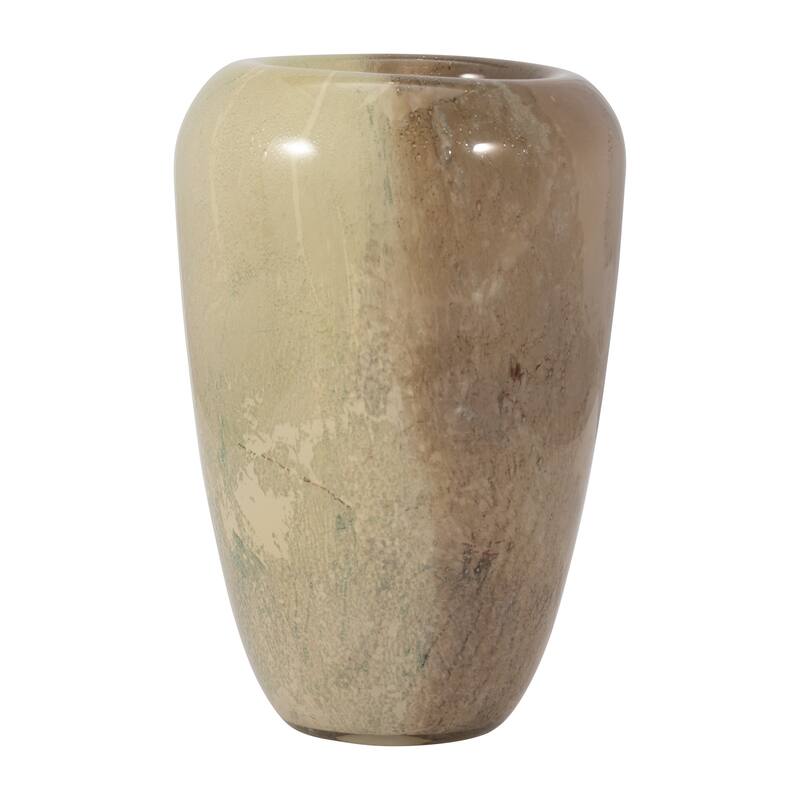 Sagebrook Home Glass Nude Cylinder 2Tone Vase