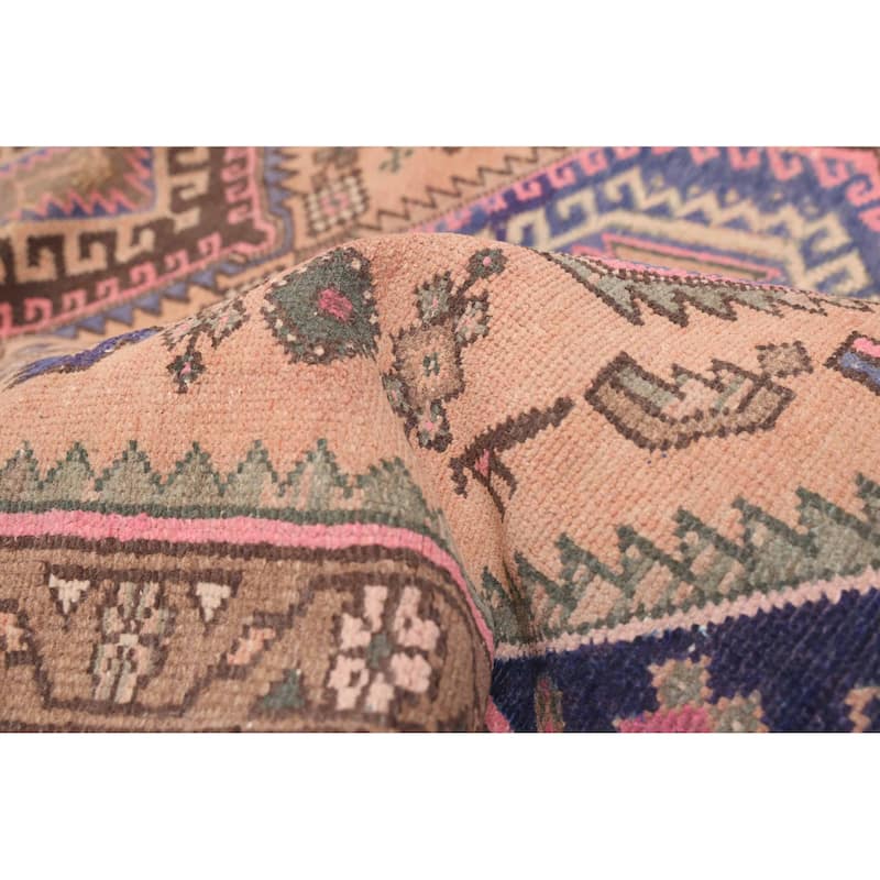 ECARPETGALLERY Hand-knotted Antalya Vintage Light Copper Wool Rug - 4'2 x 7'0