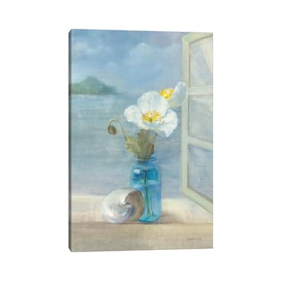 iCanvas "Coastal Floral II" by Danhui Nai Canvas Print