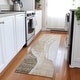 preview thumbnail 27 of 118, Machine Washable Indoor/ Outdoor Chantille Modern Abstract Rug Brown - 2'3" x 7'6"
