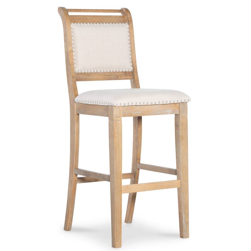 The Gray Barn Nook Natural 30-inch Barstool