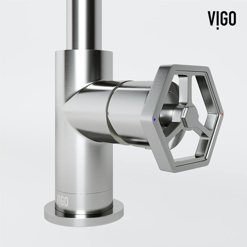 VIGO Ruxton 9" H Single Handle Single Hole Bathroom Faucet