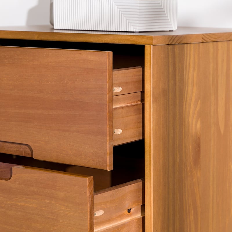 Middlebrook Mid-Century Solid Wood 2-Drawer Nightstand, Set of 2