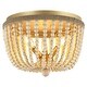 preview thumbnail 5 of 5, SAFAVIEH Lighting Alodia Chandelier - 15" W x 15" D x 11" H